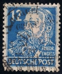 Sellos del Mundo : Europa : Alemania : Friedrich Engels.