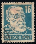 Sellos del Mundo : Europa : Alemania : Rudolf Virchow.