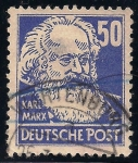 Stamps : Europe : Germany :  Karl Marx.
