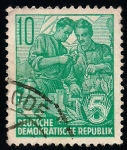 Stamps : Europe : Germany :  Maquinistas.