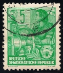 Stamps : Europe : Germany :  Mujer marinera.