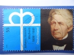 Stamps Germany -  Johann Hinrich Wichern 1808-1881-Educador y Teólogo Luterano.