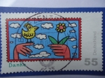 Stamps Germany -  Danke - Gracias.