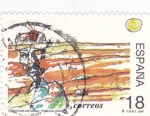 Stamps Spain -  Literatura española-(Pascual Duarte)    X