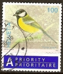 Stamps Switzerland -  El carbonero común (Parus major).