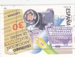 Stamps Spain -  Centenario Asociación de la Prensa de Madrid  (X)