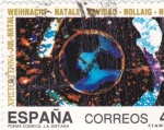Stamps Spain -  Poema Cósmico-J.A. Sistiaga    (X)