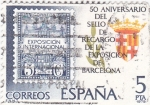 Sellos de Europa - Espaa -  50 Aniversario del sello de recargo de la Exposición de Barcelona  (X)