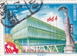 Sellos de Europa - Espaa -  Cincuentenario de la Feria de Barcelona-1970  (X)