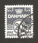 Stamps Denmark -   564 - cifra