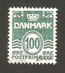Stamps Denmark -  720 - cifra