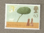 Stamps United Kingdom -  Navidades 1996