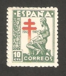 Stamps Spain -  1009 - Pro Tuberculosos