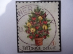 Stamps : Europe : Belgium :  Arbolito de Naviad -(VTM)