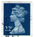 Stamps : Europe : United_Kingdom :  Reina Isabel II