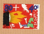 Stamps Netherlands -  Scott B676. Televisión.