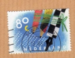 Stamps Netherlands -  Scott 844. Lápices.
