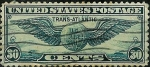 Stamps America - United States -  1º vuelo transaltlantico