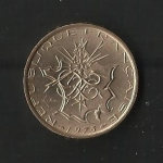 monedas de Europa - Francia -  Mapa / Anverso