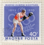 Stamps : Europe : Hungary :  352  75 años del Comité Olimpicop Hungaro