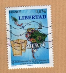 Stamps : Europe : France :  Ivert 4527. Bicentenario de la Independencia.