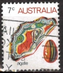 Stamps Australia -  agata
