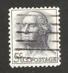Stamps United States -  741 - Busto de George Washington
