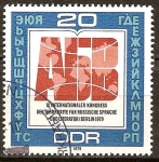 Sellos de Europa - Alemania -  IV Congreso Internacional de Profesores de Lengua y Literatura Rusa - Berlin 1979(DDR).