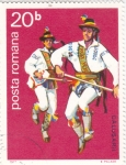 Stamps Romania -  BAILE POPULAR- Calusar