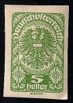 Stamps : Europe : Austria :  Escudo de Armas. Papel Ordinario.