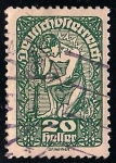 Stamps : Europe : Austria :  Alegoría de la Nueva Republica.