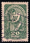 Stamps Austria -  Alegoría de la Nueva Republica.