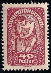 Stamps Austria -  Alegoría de la Nueva Republica.