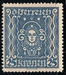 Stamps : Europe : Austria :  Símbolos de arte y ciencia.