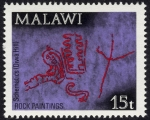Stamps Malawi -  Malawi - Arte rupestre de Chongoni