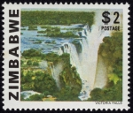 Sellos del Mundo : Africa : Zimbabwe : Zimbabwe - Mosi-oa-Tunya – Cataratas Victoria