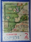 Sellos de Europa - Espa�a -  Ed:2172- Carta Nautica Siglo XIV-CONSEJO SUPERIOR GEOGRÁFICO 1923-1973