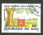 Stamps Africa - Mali -   536 - Árbol y paisaje verde