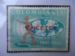 Sellos de America - Colombia -  ICETEX. 1952-1972  20° aniversarios (Inst. Colombiano de Crédito Eductivo y Estudios técnicos en el 