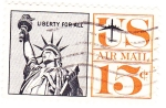 Stamps United States -  ESTATUA DE LA LIBERTAD