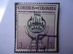 Stamps Colombia -  Departamento de Antioquia - Indusatria.