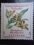 Stamps Colombia -  Orquidea Colombian-Odontoglossum,...