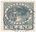 Stamps Netherlands -  REINA WILHELMINE