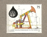 Stamps Austria -  75 Aniv. Exploración petrolífera en Austria