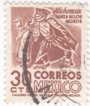 Stamps Mexico -  MICHOACAN- DANZA DE LOS MOROS