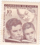 Stamps Chile -  CAMARA NACIONAL DE ALFABETIZACIÓN