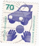 Stamps : Europe : Germany :  TIEMPO DE SEGURIDAD