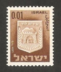 Stamps Israel -  271 - Escudo de la ciudad de  Lod