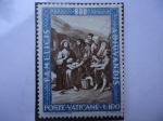 Stamps Vatican City -  Poste Vaticane -Multiplicación de los peces y panes-Oleo de:Murillo