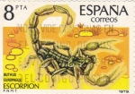 Stamps Spain -  Escorpión     (Y)